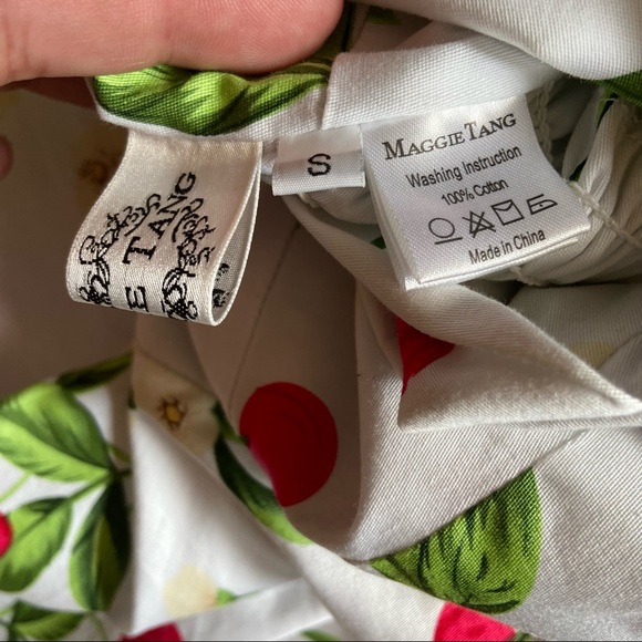 Maggie Tang Cherry Rockabilly 50s Retro Pin-up Dress - Picture 8 of 9